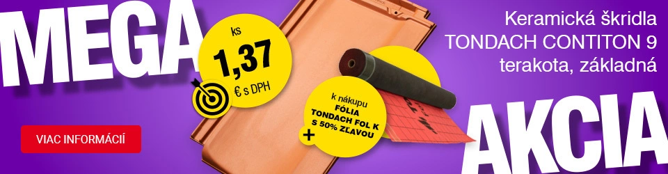 MEGA AKCIE Tondach