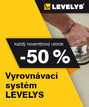 Vyrovnávací systém LEVELYS za polovičnú cenu