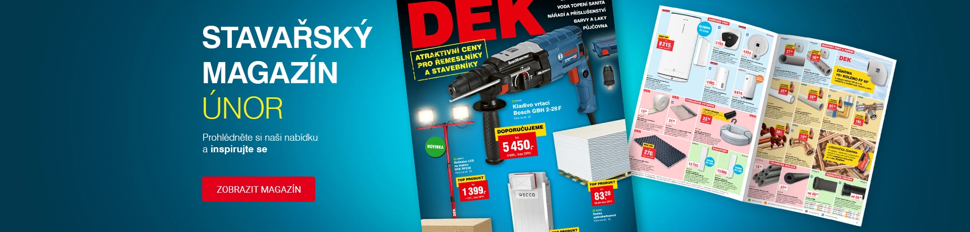 Únorový stavařský magazín