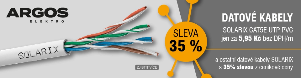 SOLARIX | Datové kabely se slevou 35 %