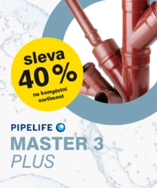 Akční nabídka na odpadní systém MASTER 3 PLUS
