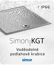 SIMON | Voděodolné podlahové krabice Simon KGT