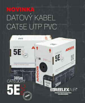 Datový kabel CAT5E UTP PVC