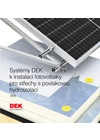 Systémy DEK k instalaci fotovoltaiky pro střechy s povlakovou hydroizolací