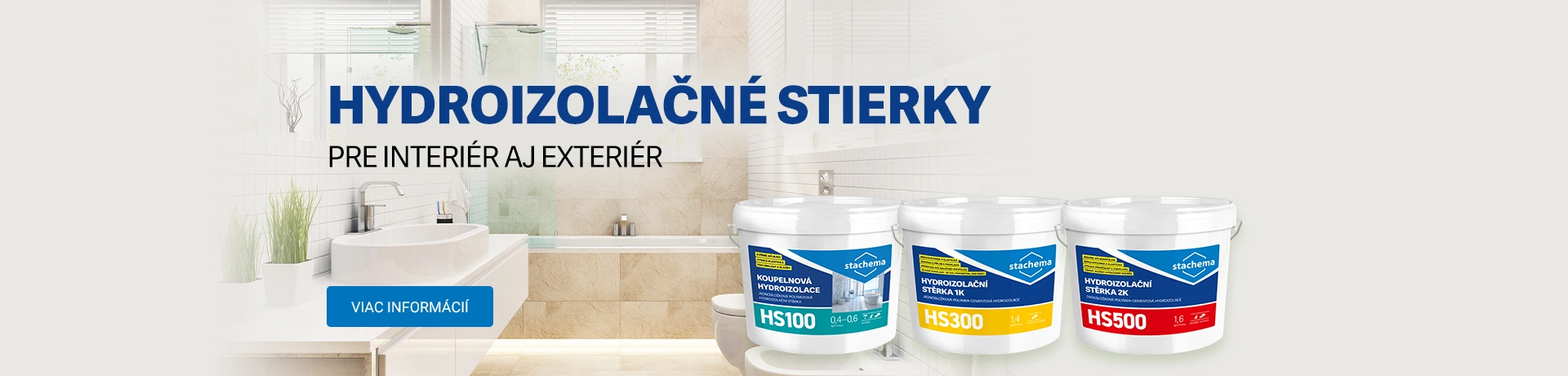 Hydroizolačné stierky