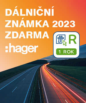 Dálniční známka 2023 za nákup výrobků HAGER