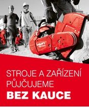 Půjčte si stroje a zařízení jednoduše a bez kauce