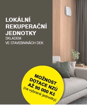 Lokální větrací jednotky s rekuperací tepla