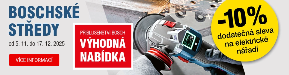 BOSCHské středy jsou zpět