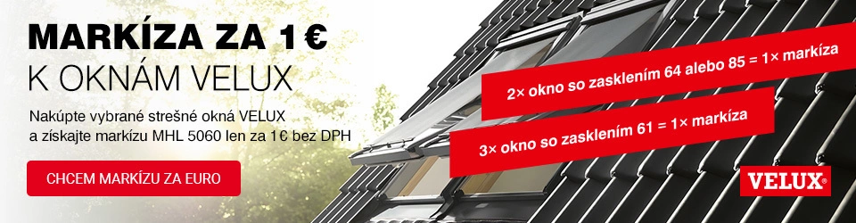 Velux - markíza za 1€