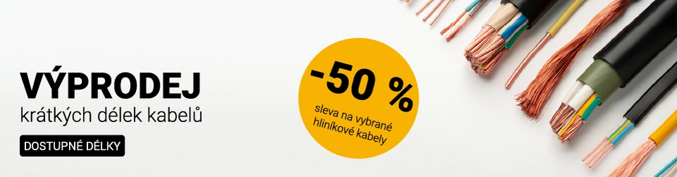 VÝPRODEJ kabelů