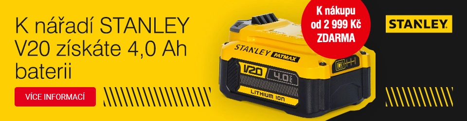 Stanley baterie ZDARMA
