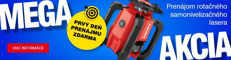 MEGA AKCIE požičovňa - rotačný laser
