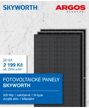 Panely SKYWORTH: sklo-sklo a N-type napříč celou řadou, 450 až 720 Wp