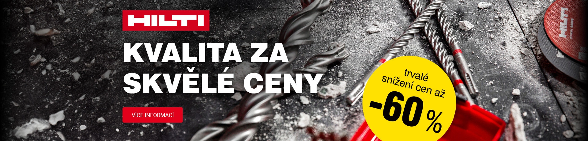 Hilti kvalita za skvělé ceny