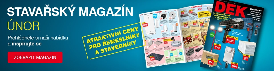 Únorový stavařský magazín