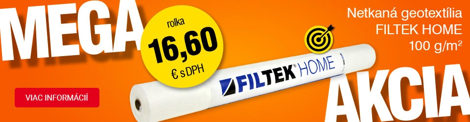 MEGA AKCIE - geotextília Filtek