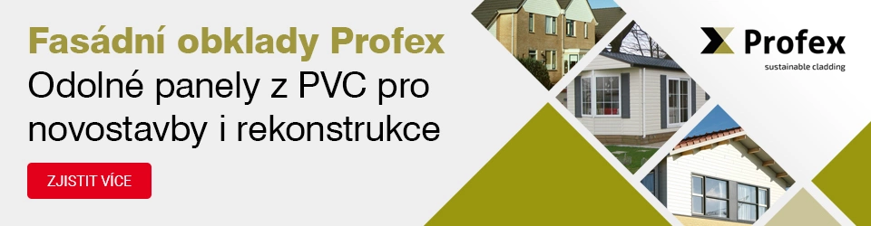 Plastové fasádní obklady Profex