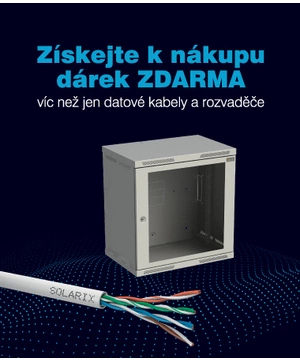 Získejte k nákupu datových kabelů a rozvaděčů dárek ZDARMA