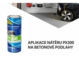 Návod, jak aplikovat nátěr PX300 na betonové podlahy