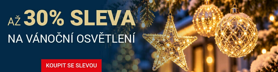 30% sleva na Vánoční osvětlení