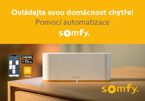 Komfort chytré domácnosti s TaHoma® switch od Somfy