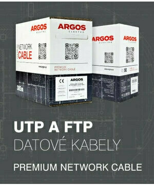 UTP a FTP datové kabely ARGOS