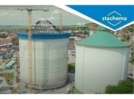 Dodali jsme stavební chemii pro unikátní silo
