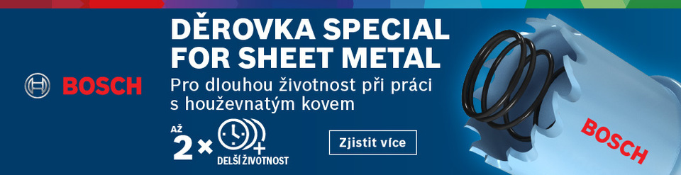 Děrovka Bosch Special for Sheet Metal