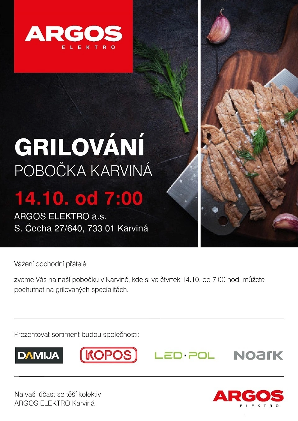 Grilování 14.10. KARVINÁ