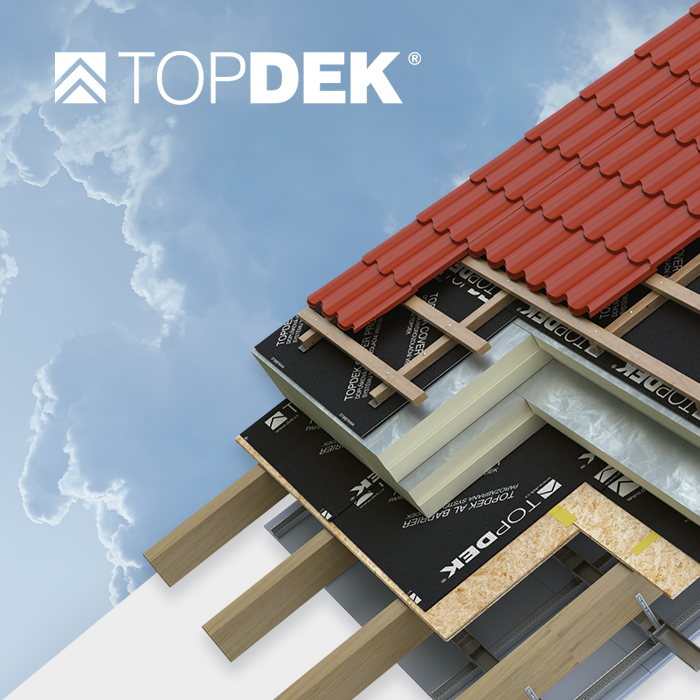 TOPDEK – nadkrokevní izolační systém šikmých střech