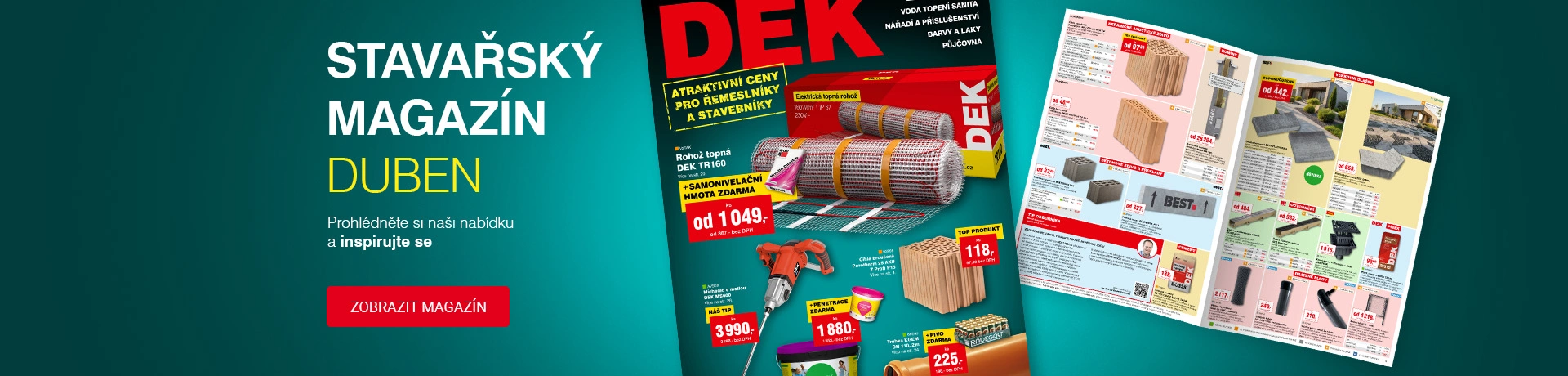 Dubnový stavařský magazín