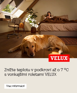 Velux zníženie teploty v podkroví