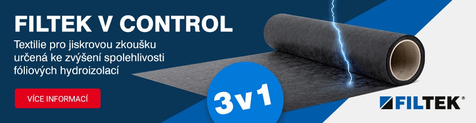 FILTEK V CONTROL – zvýšení spolehlivosti fóliových hydroizolací