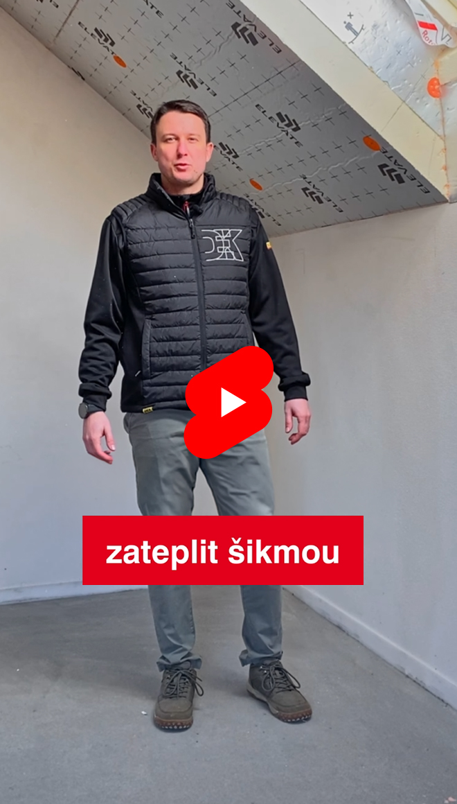 Řešíte zateplení šikmé střechy?
