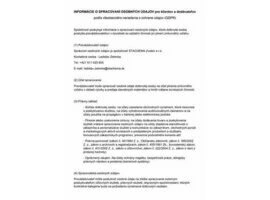 Spracovanie osobných údajov pre klientov a dodávateľov