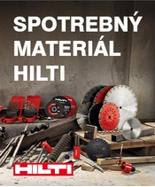 Spotrebný materiál HILTI v 18 požičovniach DEK