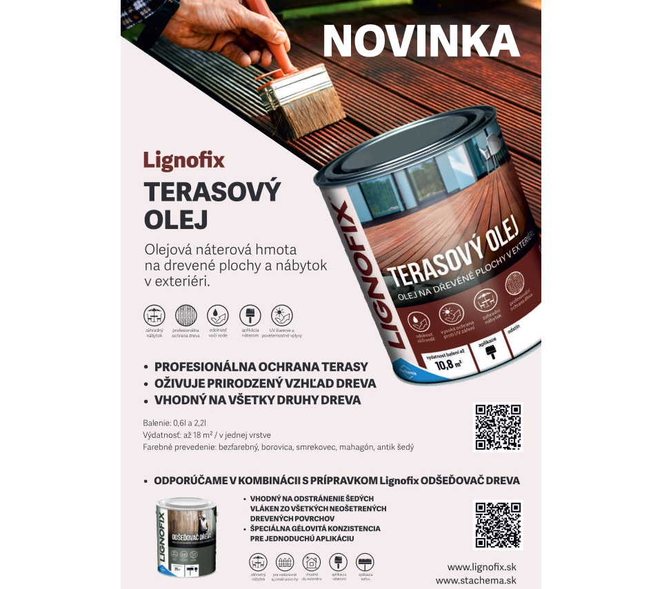 Lignofix TERASOVÝ OLEJ