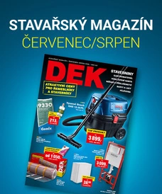 Letní Stavařský magazín DEK plný super tipů pro vaše projekty