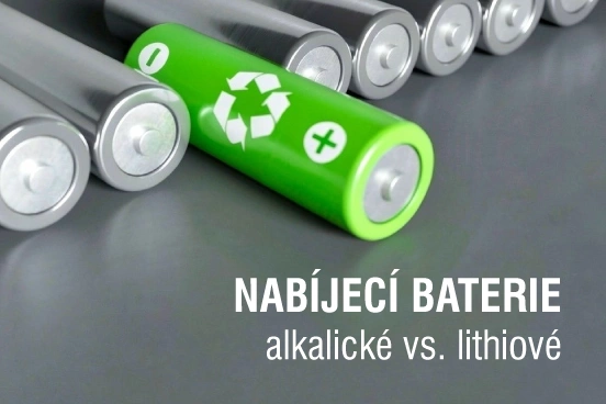 Nabíjecí baterie AA/AAA vs. alkalické a lithiové: kdy se která vyplatí