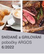 Snídaně a grilování na pobočkách ARGOS 6/2022