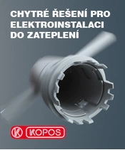 KOPOS – snadná montáž elektroinstalace do zateplení