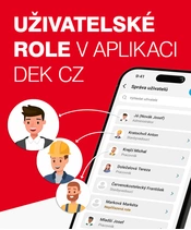 Uživatelské role v aplikaci DEK CZ