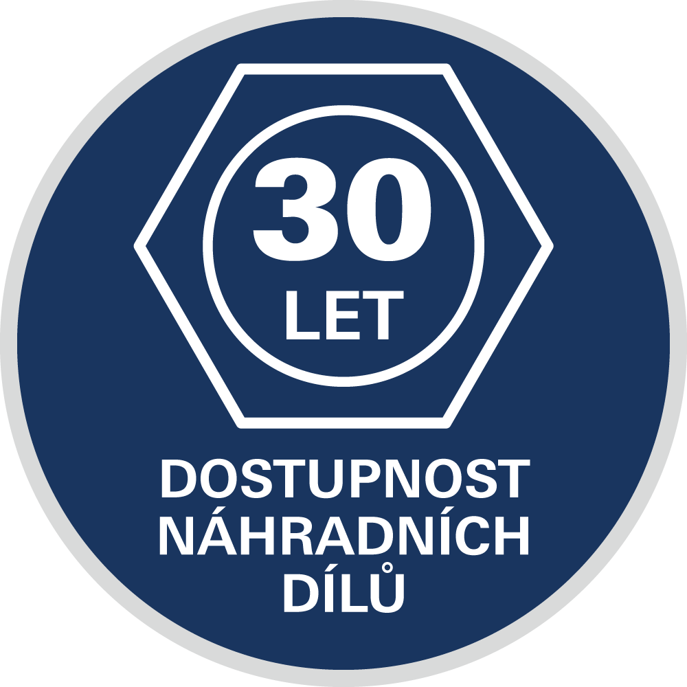 30 let dostupnost náhradních dílů