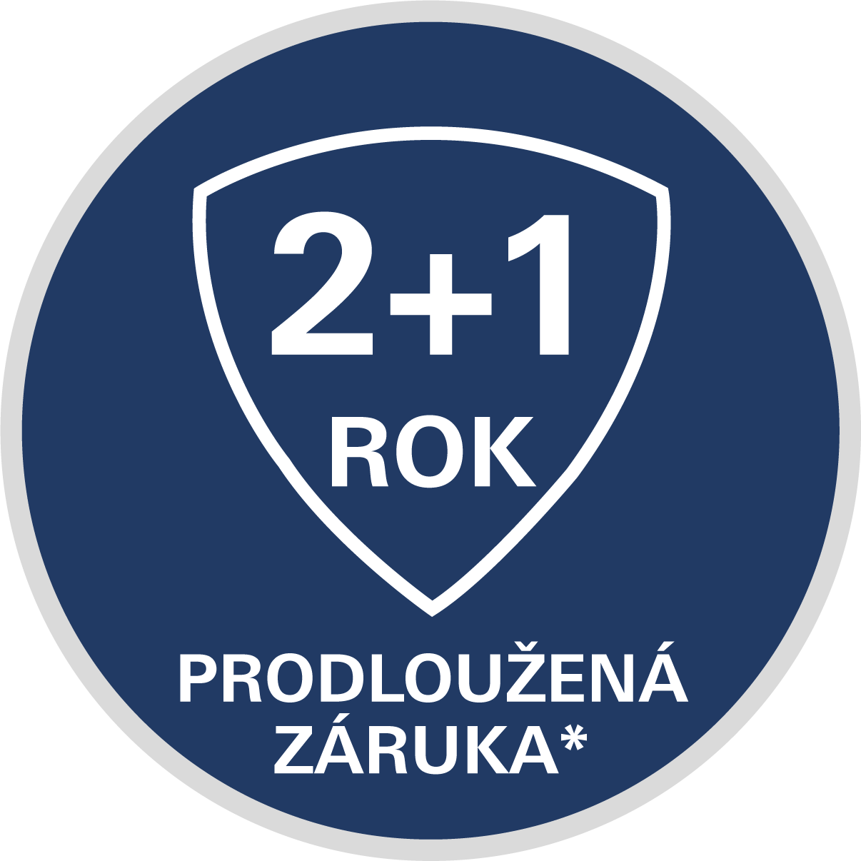 2+1 rok záruka