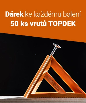 Montážní trojúhelník TOPDEK k nákupu zdarma