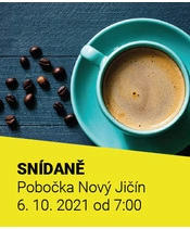 Snídaně 6.10. NOVÝ JIČÍN