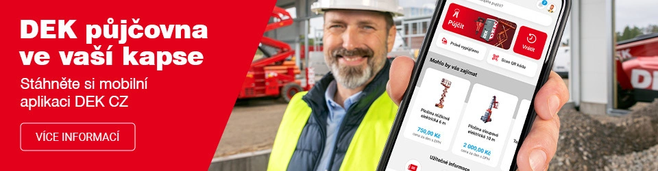 Rozjeďte svou stavbu s appkou DEK CZ