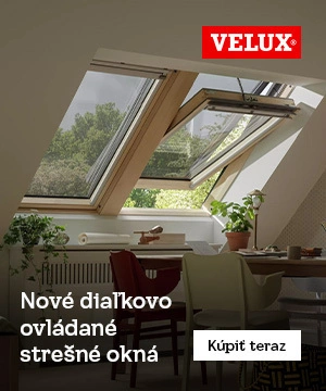 Nové diaľkovo ovládané okná Velux