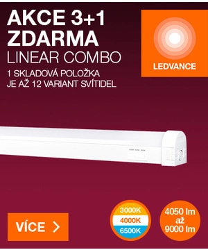 LINEAR COMBO | 3+1 ZDARMA